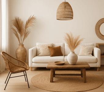 Bohemian interior design style