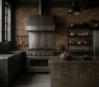 Industrial interior design style