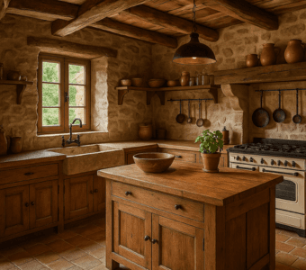 Rustic interior design style